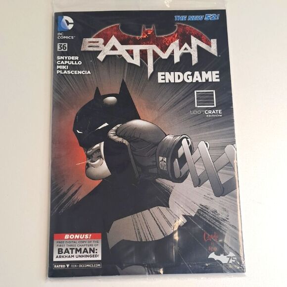 Batman Endgame DC Comic Issue #36 Loot Crate Exclusive - Picture 1 of 4